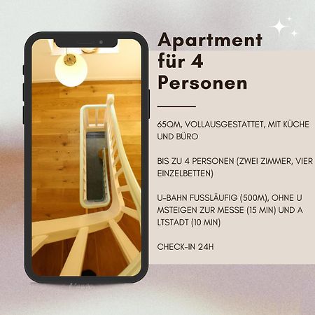 Apartment für 4 Personen Düsseldorf Exterior foto